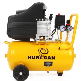 Compresor de aer cu ulei Mar-Pol Huragan 24L, 1,5 kW, 8 bar, 216 l/min, cu regulator și 2 manometre - Img 3