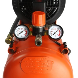 Compresor de aer Mar-Pol BJC JN-30V 50L, 3 CP, 2 pistoane, presiune maximă 10 bar, cu roți și manometre - Img 3