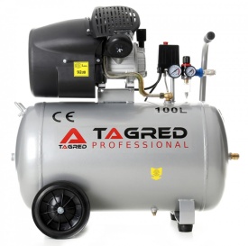 Compresor de aer profesional 100L 8 bari 3kW 380 l/min TA361 – Kraft&Dele