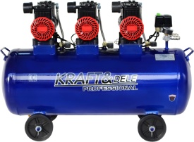 Compresor Fără Ulei 100L 6000W 660L/min 8 Bar – Profesional, Putere Maximă KraftDele KD4094
