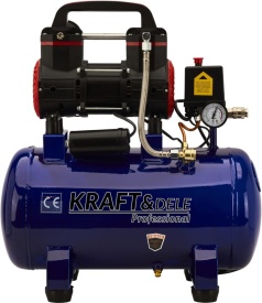Compresor Fără Ulei 24L 1390W 220L/min – Puternic, Compact și Ideal pentru Atelier | KraftDele KD2128 - Img 3