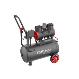 Compresor fără ulei KraftDele KD1390, 24L, 1300W, 8 bar, compresor aer portabil pentru garaj, atelier și lucrări tehnice - Img 4