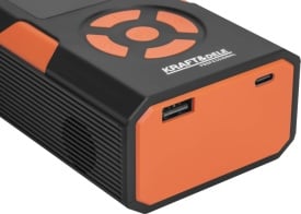 Compresor portabil cu acumulator KraftDele KD5534, 0,2-10,3 bar, afișaj LED, încărcare USB-C, pentru anvelope și accesorii - Img 6