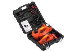 Cric auto electric hidraulic 12V 5T KraftDele KD1368 cu cheie electrică pentru roți, compresor și lampă LED - Img 4
