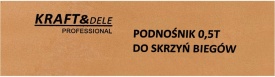 Cric hidraulic pentru cutii de viteze KraftDele KD322, capacitate 500 kg, înălțime reglabilă 110-190 cm - Img 9