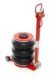 Cric hidraulic tip butelie KraftDele KD369, 4,5T, ridicare 150-400 mm, cu roți pentru manevrare ușoară - Img 2