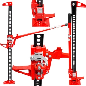 Cric mecanic tip Hi-Lift 3T, 48 inch, pentru utilaje agricole, off-road și service auto, ridicare până la 120 cm, MaxRom V80303 - Img 1