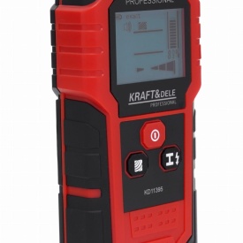 Detector de cabluri, conducte, metale și lemn în perete KraftDele KD11395 cu afișaj LED - Img 1