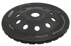 Disc diamantat turbo VERKE 180 mm pentru șlefuirea betonului, pietrei, cărămizii și suprafețelor dure - Img 5