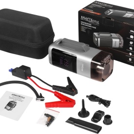 Dispozitiv multifuncțional auto KraftDele KD5498 cu aspirator, jump starter, pompă, suflantă, lanternă LED și powerbank - Img 2
