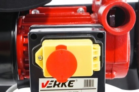 Distribuitor combustibil autoamorsant VERKE YBV-600S, pompă electrică 600 W, debit 50 l/min, cu pistol și contor - Img 6