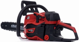 Drujbă pe benzină KraftDele KD5010, 5,9 CP, lamă 40 cm, Easy Start, pompă amorsare, pentru tăiere lemn și lucrări gospodărești - Img 6