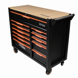 Dulap mobil pentru scule KraftDele KD1064 – cărucior atelier cu 12 sertare, gol - Img 10