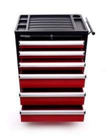 Dulap mobil pentru scule KraftDele KD370 – cărucior atelier cu 6 sertare, gol - Img 8