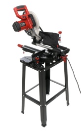 Fierăstrău circular de banc tip pendular KraftDele KD3010 cu laser, bază metalică și disc 250 mm pentru tăieri în lemn - Img 3