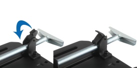 Fierăstrău pendular pentru metal Mar-Pol M79112, disc 355 mm, 2300 W, cu menghină și arc de revenire - Img 11