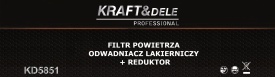 Filtru de aer cu separator de apă și regulator de presiune KraftDele KD5851 pentru instalații pneumatice și vopsire - Img 12