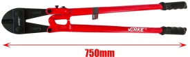 Foarfecă profesională VERKE pentru tăiat bolturi, sârmă, bare și lanțuri, 750 mm, capacitate max. 12 mm - Img 3