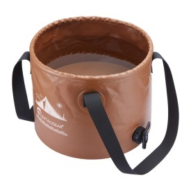 Găleată pliabilă Flextail Flex Bucket de 20 l (maro) - Img 2