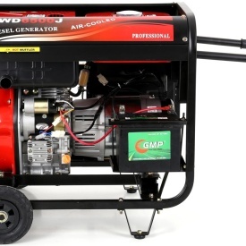 Generator de curent diesel KraftDele KD122, 6500W, 230V/12V, AVR, pornire electrică și manuală - Img 5