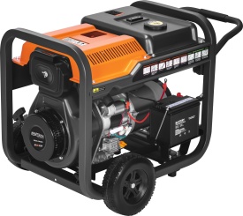 Generator de curent diesel monofazat KraftDele KD3249, 8 kW nominal / 9 kW maxim, 230V, pornire electrică și manuală - Img 5