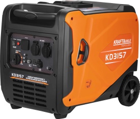 Generator de curent inverter KraftDele KD3157, 4,5 kW, 230V, pe benzină, pentru alimentare de rezervă acasă, în atelier și teren