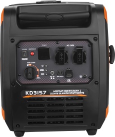 Generator de curent inverter KraftDele KD3157, 4,5 kW, 230V, pe benzină, pentru alimentare de rezervă acasă, în atelier și teren - Img 9
