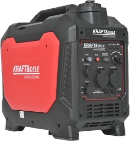 Generator de curent inverter KraftDele KD3163, 3,7 kW, 230V/12V, 2 prize AC, USB, ECO MODE, pornire manuală