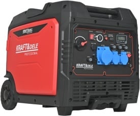 Generator de curent invertor KraftDele KD3164, 6,7 kW, 230V/12V, cu USB, pornire electrică și roți pentru transport - Img 3
