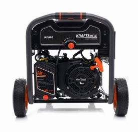 Generator de curent monofazat KraftDele KD695, 230V, 3,2 kW / 3,5 kW, rezervor 15L, ieșire 12V, open frame - Img 6