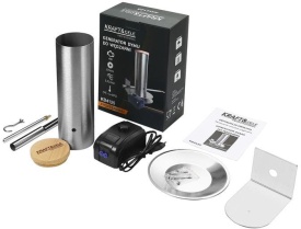 Generator de fum pentru afumătoare KraftDele KD4125, inox, 230V, 4W, reglaj flux aer, pentru afumare uniformă - Img 3