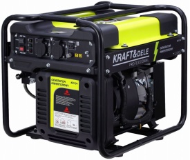 Generator electric inverter KraftDele KD134, 3,5 kW, motor 4 timpi, pornire manuală, sinusoidă pură
