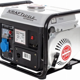 Generator electric monofazat KraftDele KD109B 1200W, 230V și 12V, portabil, cu pornire manuală și rezervor 4L