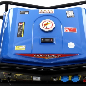 Generator electric monofazat KraftDele KD145, 5000W, 230V/12V, pornire manuală și electrică, motor 4 timpi 7 CP - Img 12