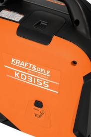 Generator inverter monofazat KraftDele KD3155, 2,6 kW, 230V, cu mod ECO și ieșire 12V, sursă mobilă de curent pentru casă, atelier și camping - Img 8
