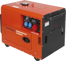 Generator profesional DIESEL 230V/400V KraftDele KD3241 – 6,5/7 kW, Cabanizat Silențios, ATS Inclus, Pornire Electrică - Img 7