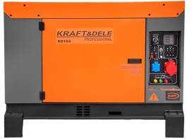 Generator profesional trifazic DIESEL KraftDele KD154 – 17/18 kW, 230V/400V, V-Twin 2 cilindri, AVR, Pornire electrică, 100% Cupru