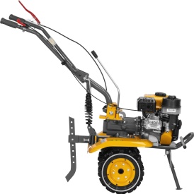 Glebogrigă pe benzină KraftDele KD5186, 10 CP, 600 mm, cu plug și rariță pentru pregătirea rapidă a solului - Img 3