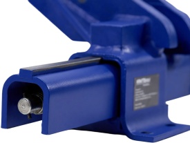 Imadău de banc KraftDele KD5994, 100 mm, din fontă, cu fălci din oțel și prindere pentru banc de lucru - Img 6