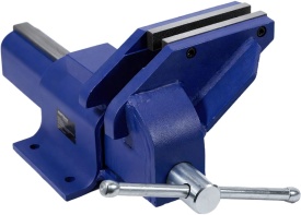 Imadlo profesional de banc KraftDele KD5995, 150 mm, corp din fonta, falci din otel, pentru atelier si lucrari mecanice