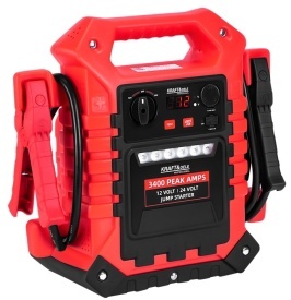Jump starter auto KraftDele KD5345 12V/24V, 3400A/1400A, cu acumulator AGM, USB, iluminare LED și test tensiune - Img 3