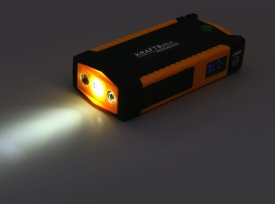 Jump Starter și Powerbank Multi-funcțional KraftDele KD5494 – 16.800 mAh, 600A, Compresor, Lanternă SOS, Ciocan de siguranță, Trusă completă - Img 5