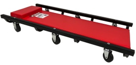 Leagăn auto tip cărucior de atelier cu tetieră și 6 roți pivotante MaxRom, 92 x 43 x 10 cm, pentru service și lucrări sub mașină - Img 6