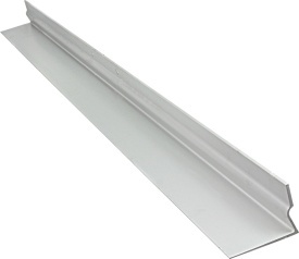Listă vibratoare Mar-Pol 2 m din aluminiu, profil tip L, pentru nivelarea și finisarea suprafețelor din beton