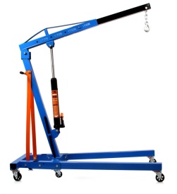 Macara de atelier hidraulică Mar-Pol M80405C, capacitate maximă 2T, braț reglabil în 4 trepte, pliabilă - Img 2