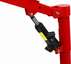 Macara hidraulică de atelier cu troliu KraftDele KD12687, braț telescopic, rotire 360°, capacitate maximă 450 kg - Img 10