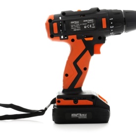 Mașină de găurit și înșurubat cu acumulator 18V Li-Ion KraftDele KD1671, 2 baterii, LED, 2 viteze, 30 Nm, cu valiză - Img 5