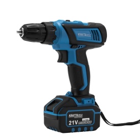 Mașină de găurit și înșurubat cu acumulator KraftDele KD3355, 21V, 2 baterii 2Ah, cu accesorii și valiză - Img 10