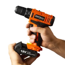 Mașină de găurit și înșurubat cu acumulator Li-Ion 18V KraftDele KD1572, 2 viteze, 30 Nm, mandrină 10 mm, LED - Img 12