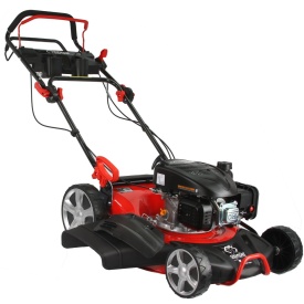 Mașină de tuns iarba cu autopropulsie DEMON 48cm – motor LONCIN LC139, 6 CP, 12 funcții în 1, coș 60L, mulcire și evacuare laterală